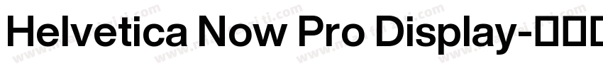 Helvetica Now Pro Display字体转换